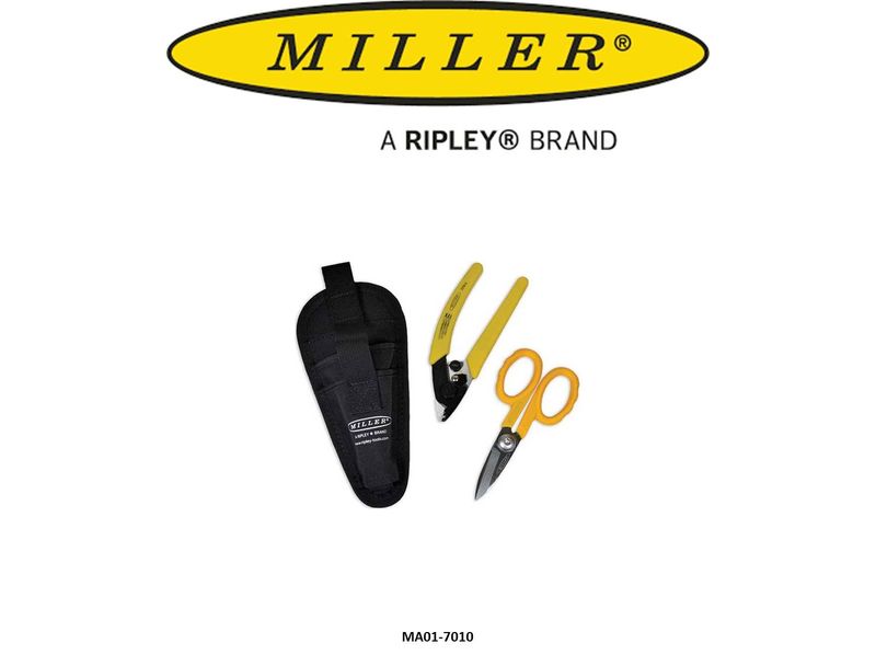 Miller CFS-3 Stripper & KS-1 Kevlar Shears in Nylon belt pouch