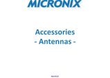 Antennas for Micronix portable spectrum analyers