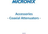 Attenuators for Micronix portable spectrum analyers