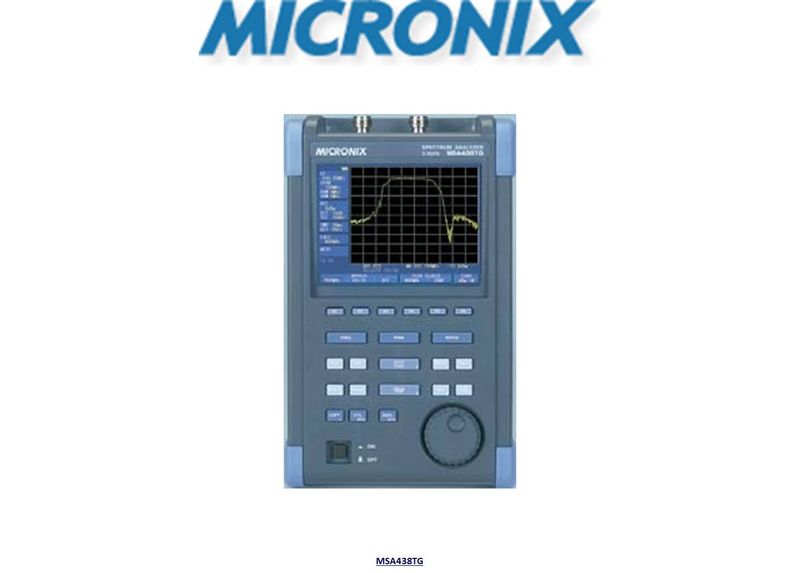 Spectrum Analyser, Portable 50kHz - 3.3GHz with TG