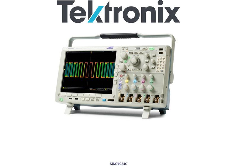 Tektronix MDO4024C Mixed Domain Oscilloscope, 200MHz, 4 Analog Channels