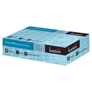 NITRILE SOFT BLUE P/F XSMALL GLOVE