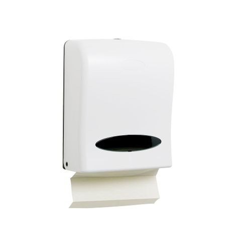 VIRTUE TOWEL DISP WHITE - SLIMFOLD (002500)