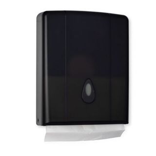 VIRTUE TOWEL DISP BLACK - ULTRASLIM & COMPACT (00500,001500)