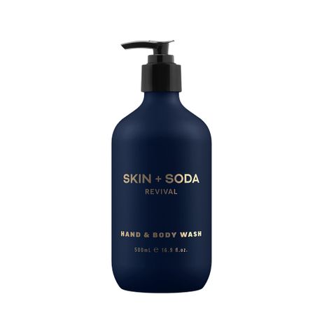SKIN & SODA REVIVAL HAND & BODY WASH 500ML PUMP