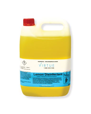 VIRTUE LEMON DISINFECTANT 5LTRS