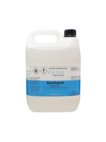 VIRTUE SANIHAND *GEL* 5L HAND SANITISER