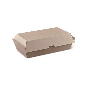 PAPERBOARD SNACK BOX LARGE BROWN