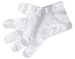 CLEAR POLYETHYLENE LARGE GLOVES X500