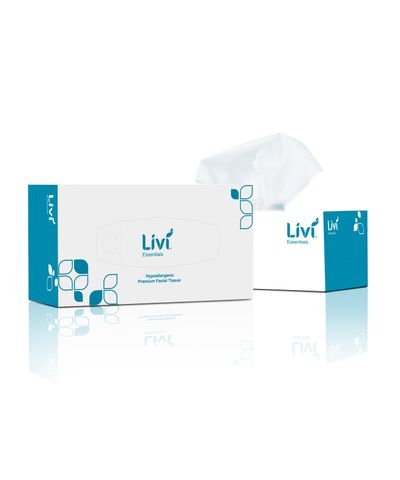 LIVI ESSENTIALS 2PLY FACIAL TISSUE 200SH