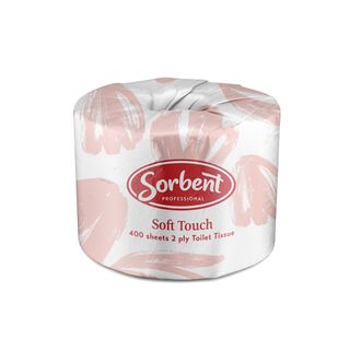 SORBENT 2PLY 400SH TOILET PAPER