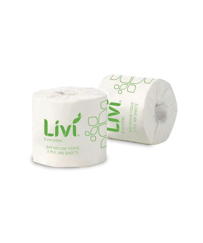 LIVI EVERYDAY 2PLY 400SH TOILET PAPER