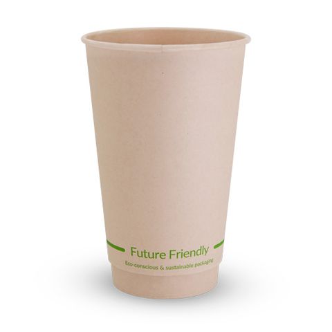 FF - DOUBLE WALL BROWN 16OZ PLA CUP CTN