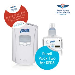 PURELL LTX DISPENSER & REFILL PACKAGE