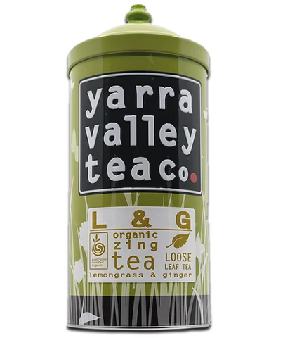 YARRA VALLEY *TIN LOOSELEAF LEMONGRASS & GINGER 500G