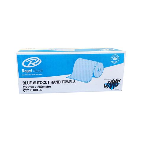 DELUXE AUTOCUT HANDTOWEL BLUE