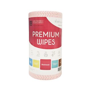 VIRTUE+ PREMIUM WIPE ROLL RED