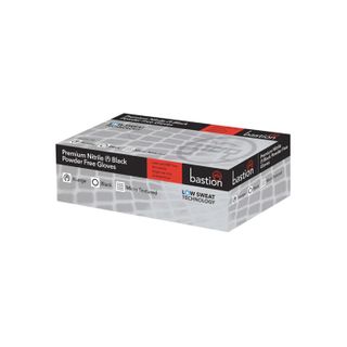 NITRILE PREMIUM BLACK P/F LARGE GLOVE