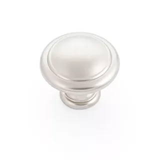 WINDSOR KNOB 30MM SATIN NICKEL (CASTELLA)