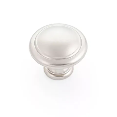 WINDSOR KNOB 30MM SATIN NICKEL (CASTELLA)
