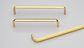 TRUMPET HANDLE POLISHED BRASS MATT