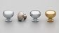 MUSHROOM BRASS KNOB POLISHED CHROME