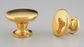 BUTTON BRASS KNOB POLISHED BRASS