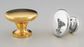 BUTTON BRASS KNOB POLISHED CHROME