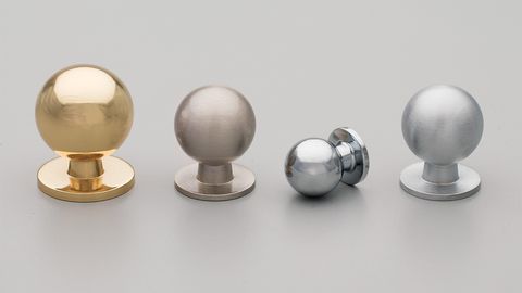 BULB BRASS KNOB POLISHED BRASS