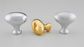 EGG BRASS KNOB POLISHED BRASS