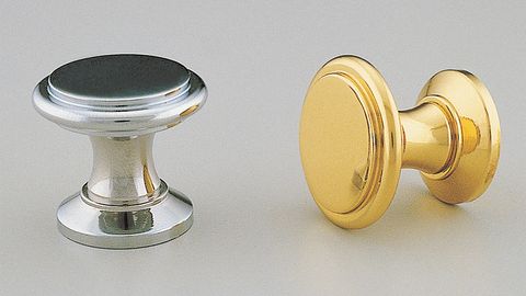 TOWER KNOB 25MM POLISHED BRASS