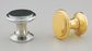 TOWER KNOB 25MM POLISHED BRASS
