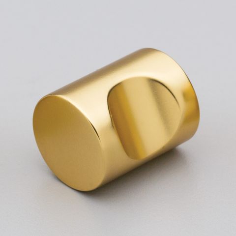 TUBA BRASS KNOB 20MM POLISH BRASS MATT