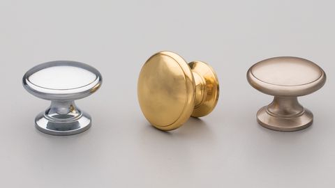 BRASS KNOB 31MM CONVEX POLISHED BRASS