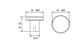 BARGO KNOB BRASS