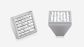 PYRAMID KNOB 25MM MULTI STONE POLISHED CHROME