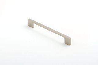 CLEAT HANDLE 160MM BRUSHED NICKEL (CASTELLA)