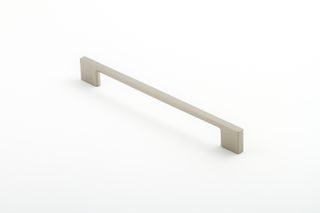 CLEAT HANDLE 192MM BRUSHED NICKEL (CASTELLA)