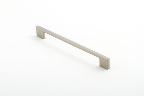 CLEAT HANDLE 192MM BRUSHED NICKEL (CASTELLA)