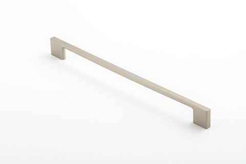 CLEAT HANDLE 256MM BRUSHED NICKEL (CASTELLA)