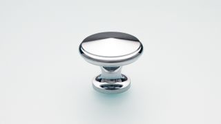BACK-TO-BACK PAIR BRASS KNOB 30MM DIMPLE POLISHED CHROME INC FITTINGS