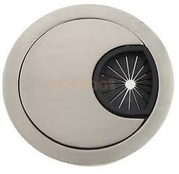 CABLE ENTRY COVER 60MM BRUSHED NICKEL