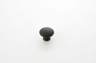 CENTURY KNOB 30MM ROUND MATT BLACK (CASTELLA)
