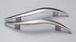 WAVE HANDLE 96MM BRUSHED NICKEL