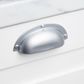 TRADITIONAL SHELL 64MM  100MM ANTIQUE PEWTER