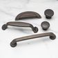 TRADITIONAL SHELL 64MM  100MM ANTIQUE PEWTER