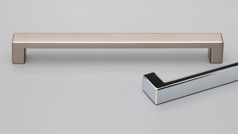 SQUARE HANDLE STAINLESS EFFECT