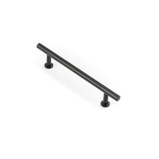 STIRLING HANDLE 128MM BRASS MATT BLACK (CASTELLA)
