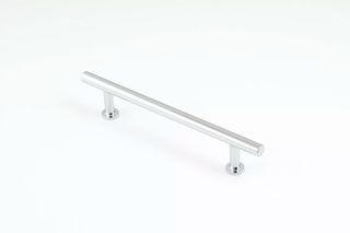 STIRLING HANDLE 128MM BRASS POLISHED CHROME (CASTELLA)