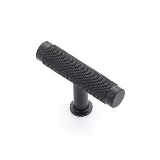 CHELSEA KNOB 'T' MATT BLACK (CASTELLA)